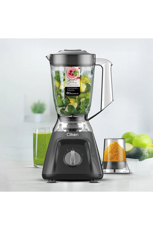 2 IN 1 JUICE BLENDER, COPPER MOTOR 600W UNBREAKABLE JARS OVER LOAD CUT-OFF 1.5 BLENDER JAR GR