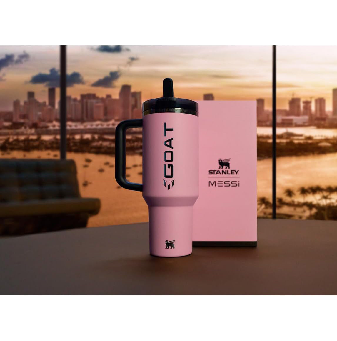 Stanley Messi x ST 40oz Quencher ProTour Flip Straw Tumbler