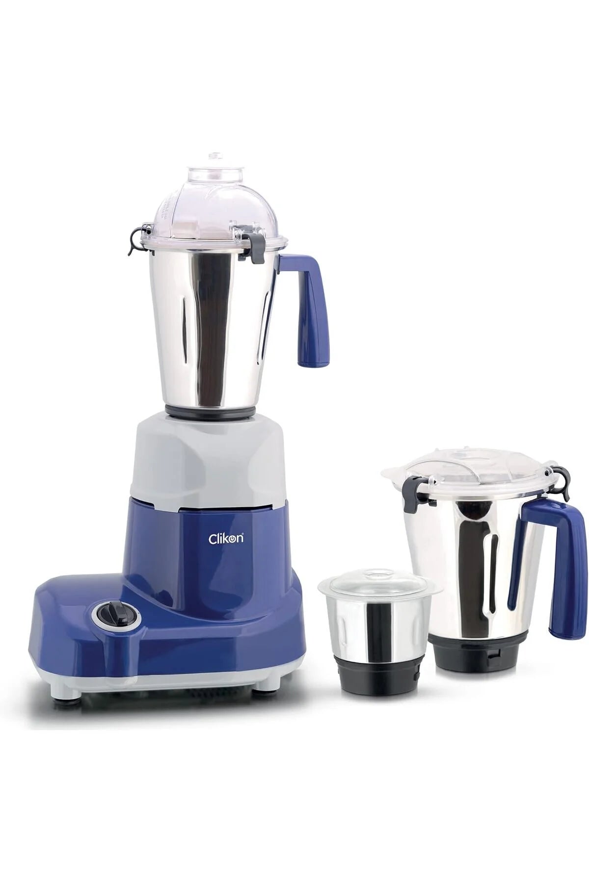 3 in 1 Mixer Grinder with Stainless Steel Jars, Razor-sharp Blades, Overload Protection and S