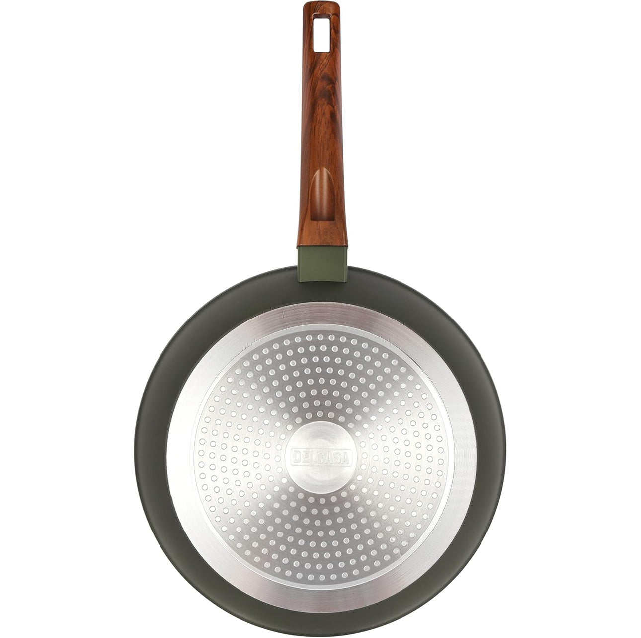 Delcasa 9 Piece Non-Stick Ceramic Coated Cookware Set DC3435 Diecast Aluminum Body with 5-Layer Coating, CD Bottom, Bakelite Handles and Glass Lid