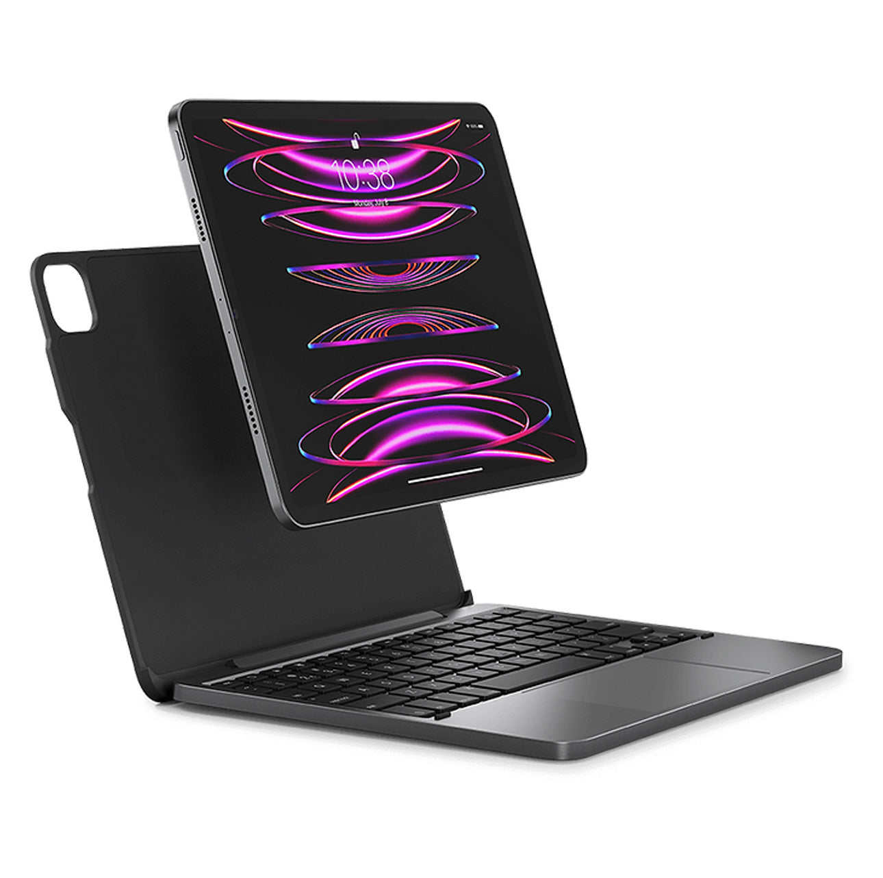 Brydge 11 MAX+ Wireless Keyboard Case with Multi-Touch Trackpad for iPad Pro 11-inch and iPad Air