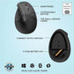 Lift Vertical Ergonomic Mouse, Wireless, Bluetooth or Logi Bolt USB receiver, Quiet clicks,