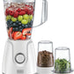 Black+Decker 400W Blender With Grinder Mill & Chopper Mill, White - BX4000-B5 bx4000b5s