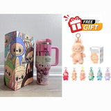 Stanley x Labubu Stainless Steel Vacuum Insulated Cup, 40oz Insulated Travel Pink + Free Labubu Gift