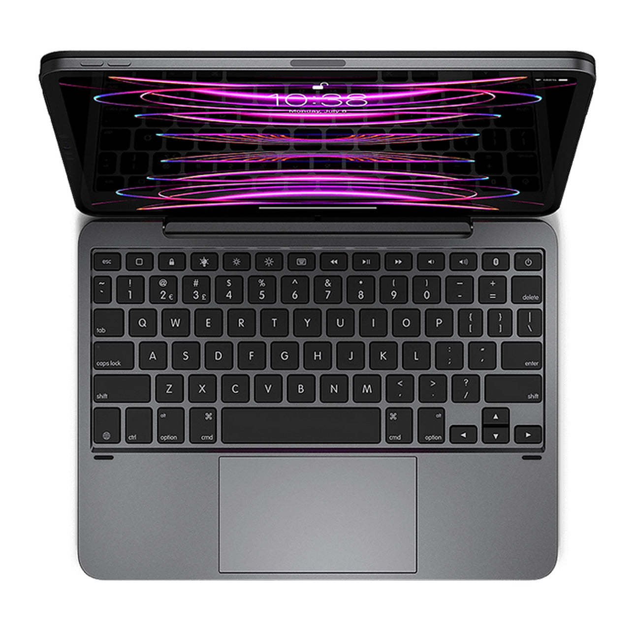 Brydge 11 MAX+ Wireless Keyboard Case with Multi-Touch Trackpad for iPad Pro 11-inch and iPad Air