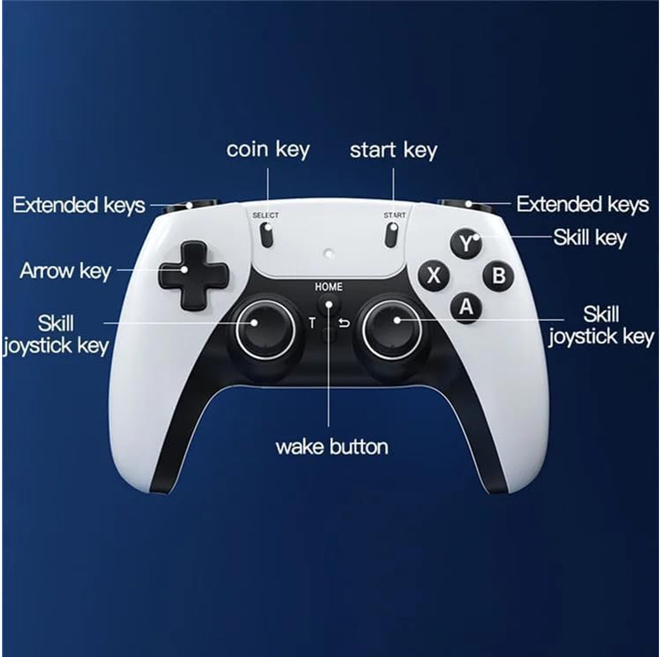 Playtastic M22 Retro Game Stick Console 4k 2.4G Dual Wireless Game Box Video Game Joystick