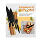 ZILLINGER Japanese Knife Set – 4-Piece High-Carbon Stainless Steel Chef Knives for Professional