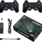 Classic M8 Game Stick 4K Game Console with Two 2.4G Wireless Gamepads Dual Players HDMI Output Built in 3500 Classic Games Compatible with Android TV/PC/Laptop/Projector.
