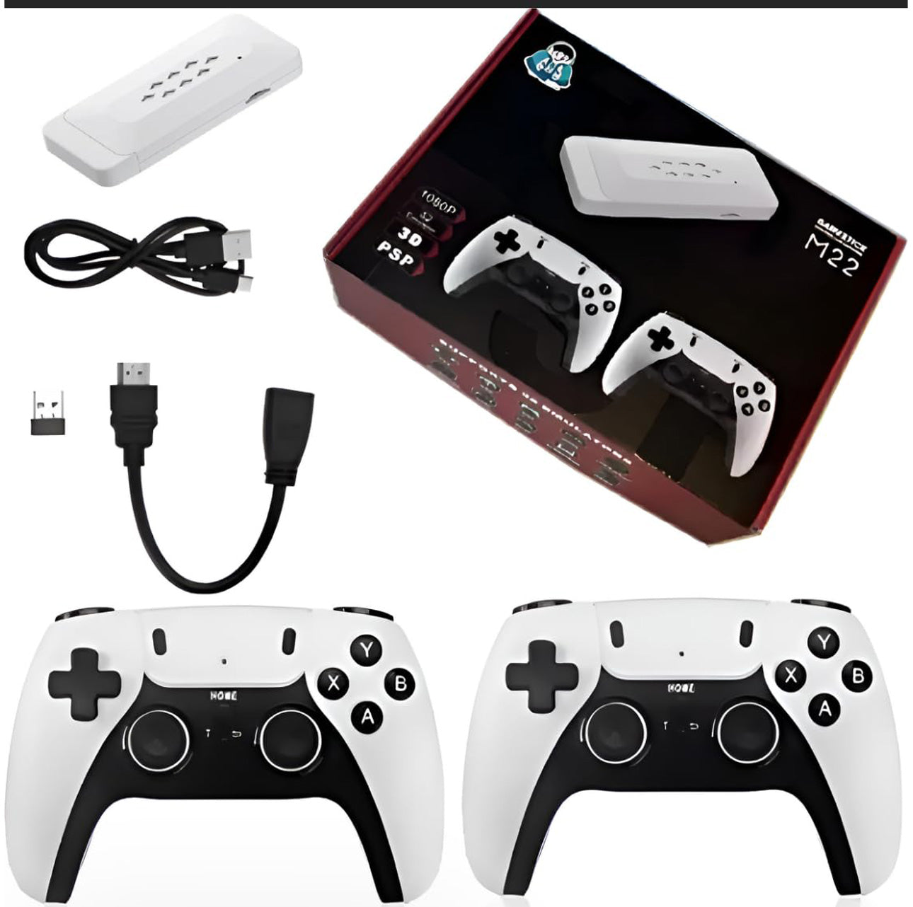 Playtastic M22 Retro Game Stick Console 4k 2.4G Dual Wireless Game Box Video Game Joystick