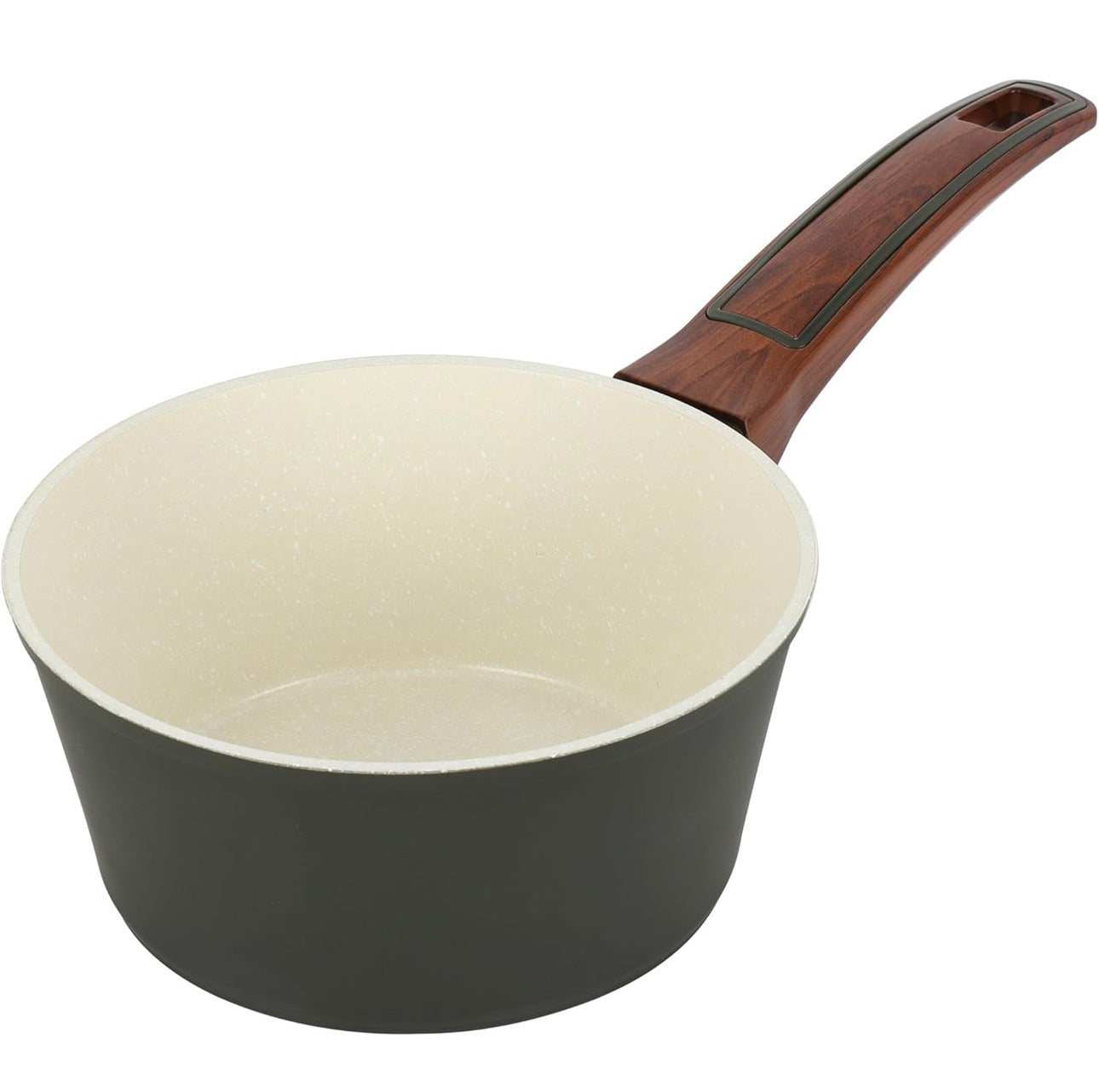 Delcasa 9 Piece Non-Stick Ceramic Coated Cookware Set DC3435 Diecast Aluminum Body with 5-Layer Coating, CD Bottom, Bakelite Handles and Glass Lid