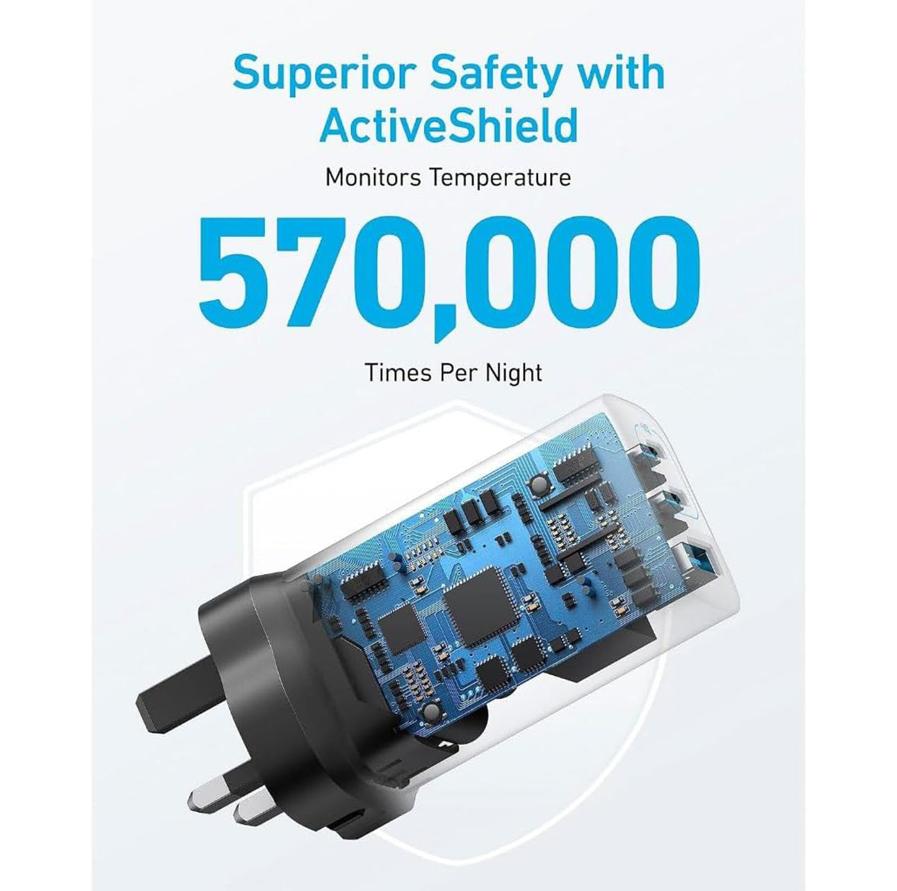 Anker Powerport 2C-1A Port Charger 67W 1.5m