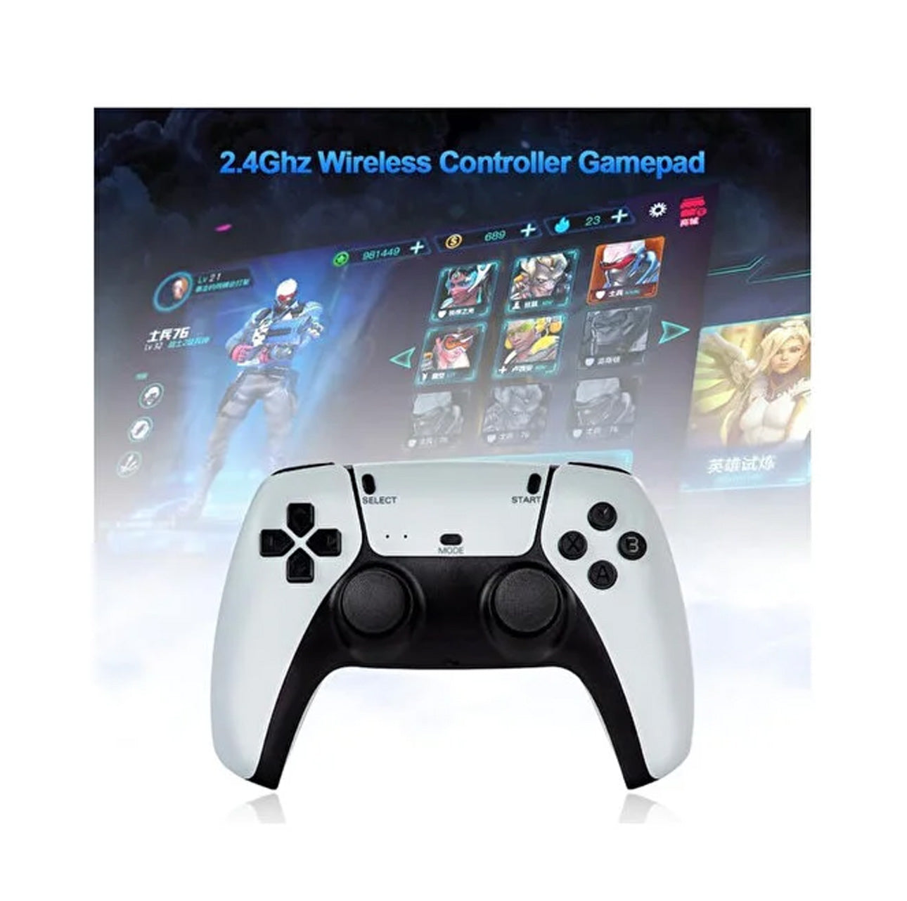 M8 Pro Wireless Game Console – Retro Arcade Home Video Console with 2.4G Controller & HD Graphics