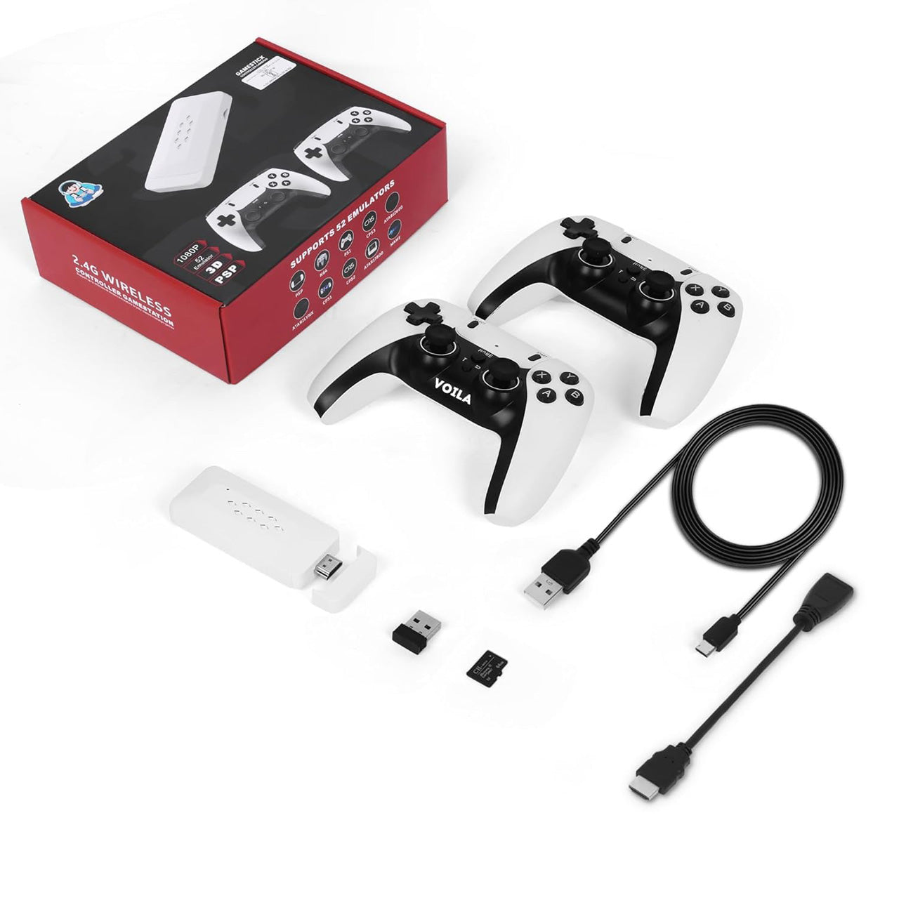 Playtastic M22 Retro Game Stick Console 4k 2.4G Dual Wireless Game Box Video Game Joystick