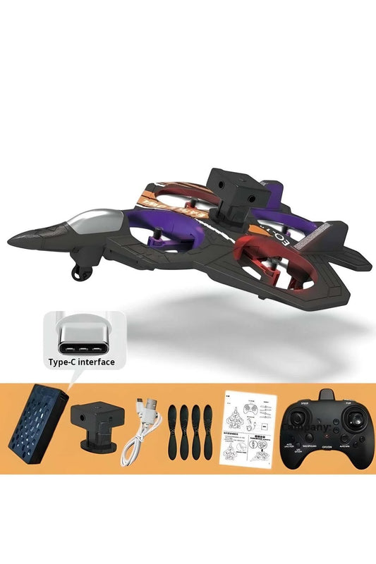Remote Controlled Aircraft - Gravity Sensing Hovering Stunt Rolling Airplane - Remote Control Jet Pl