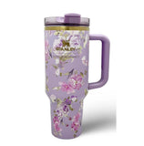Stanley Love Shack Fancy H2.0 Flow State 40oz Purple Rose Tumbler