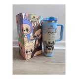 Stanley x Labubu 40 Oz Quencher H2.0 Tumbler Blue