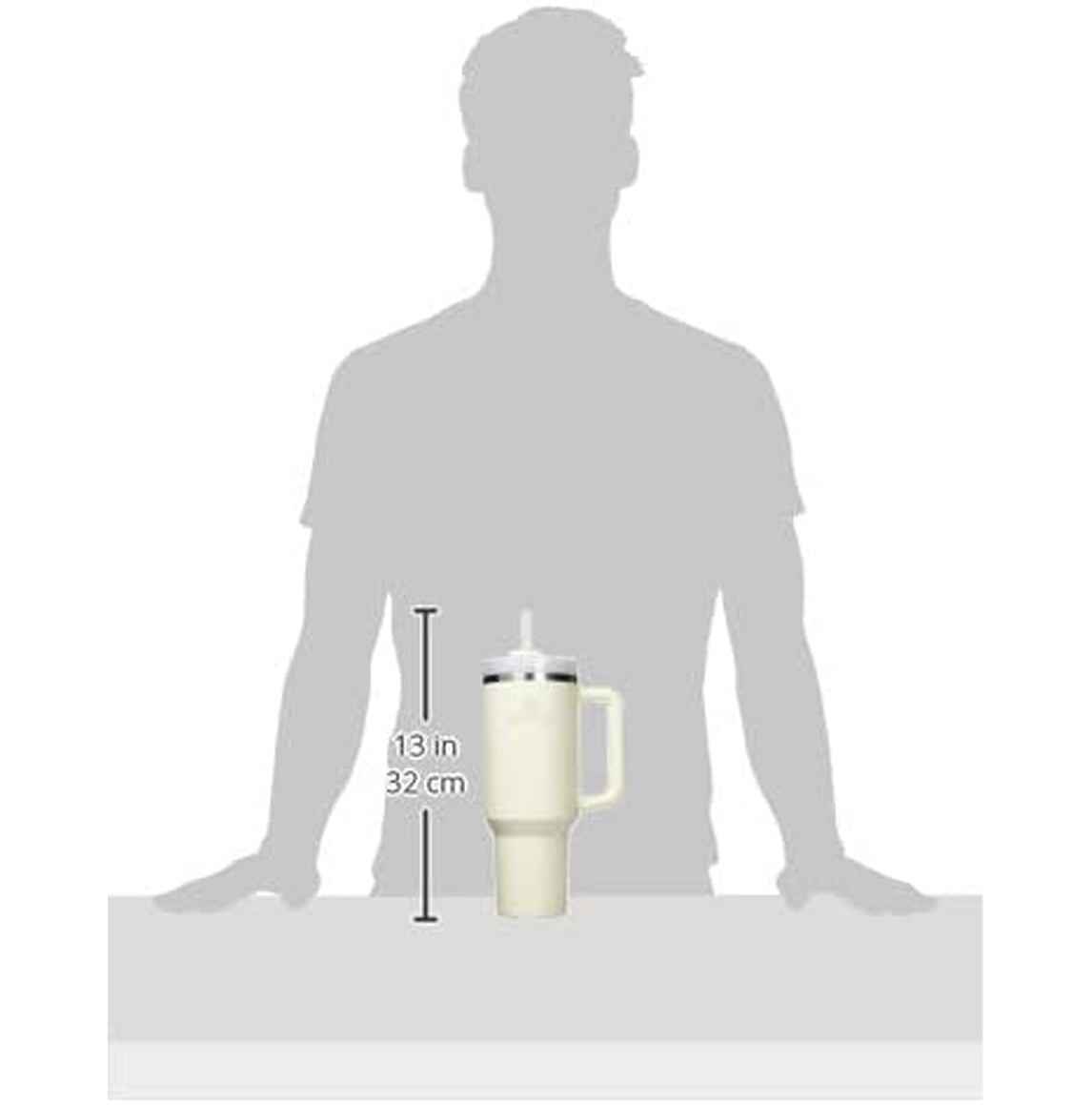 Stanley The Flowstate Quencher H2.0 Tumbler 1.18l/40 Oz Cream