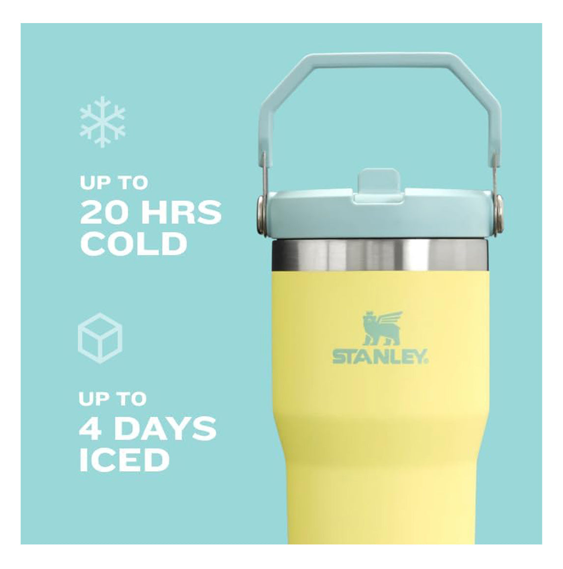 Stanley Iceflow Flip Straw Tumbler 30 Oz 0.89L Rose Quartz