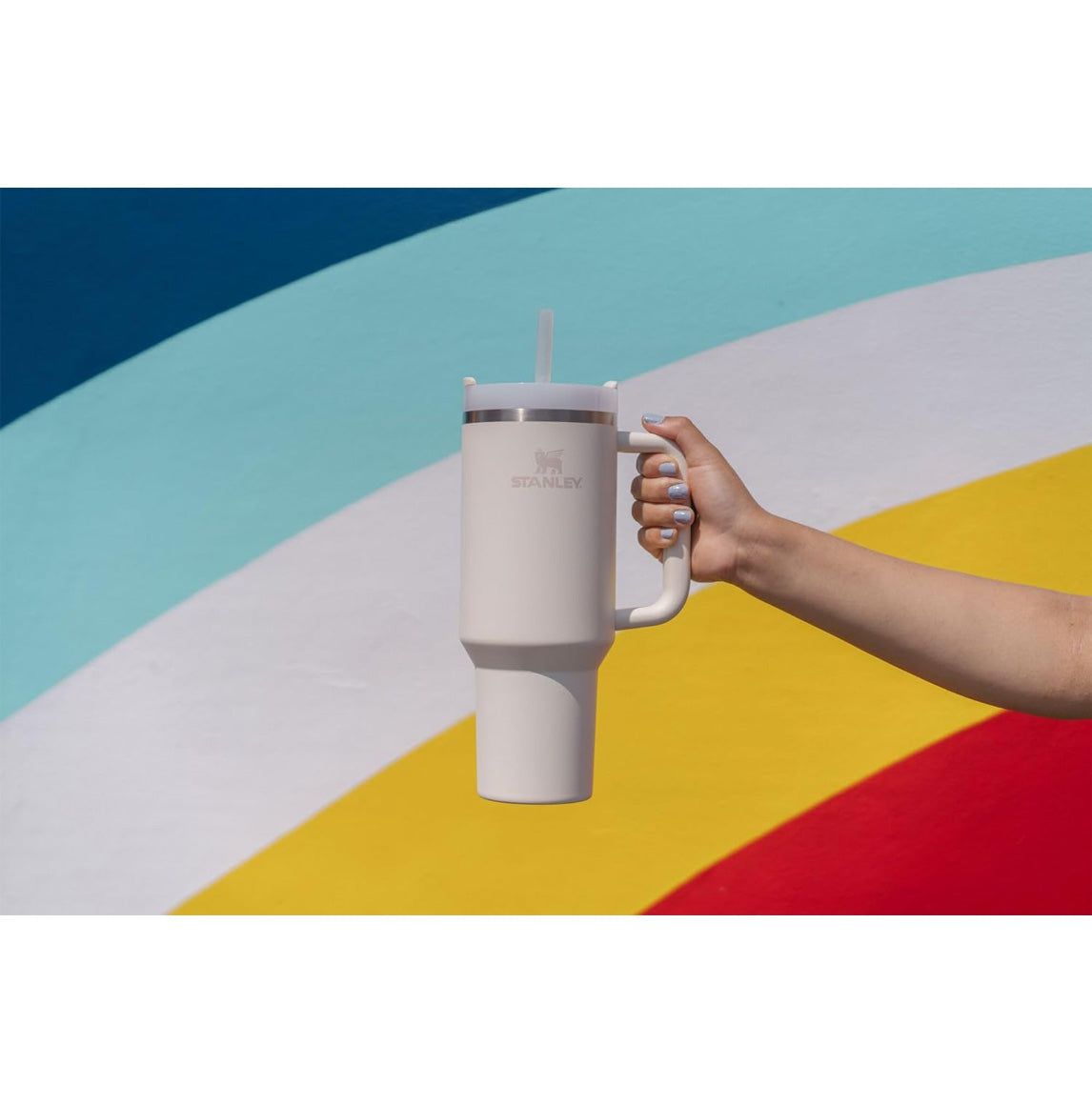 Stanley The Flowstate Quencher H2.0 Tumbler 1.18l/40 Oz Cream